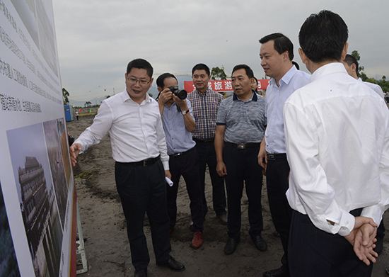 乐山市重大项目集中开工仪式在安谷水电… 乐山市重大项目集中开工仪式在安谷水电…