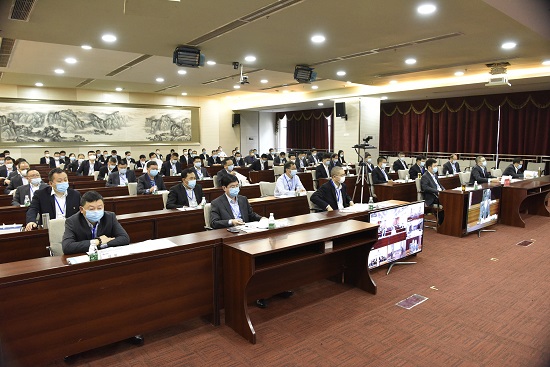 会议期间,主会场与各视频分会场音频,视频同步收看,收听情况良好,各项