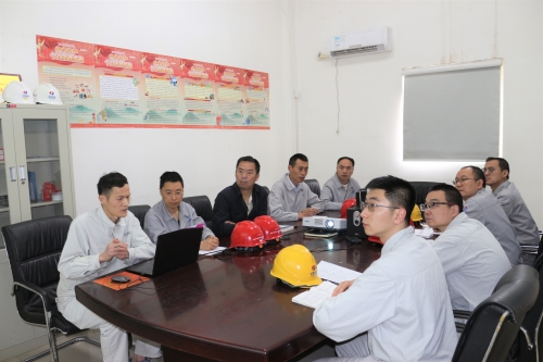 公司副总经理,安全总监孟帮杰,安监部,生技部负责人及相关人员参加了